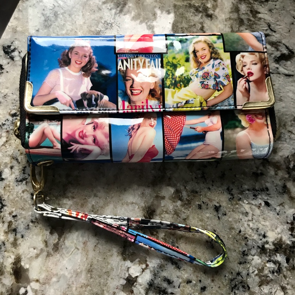 💋MARILYN MONROE💋WALLET/WRISTLET